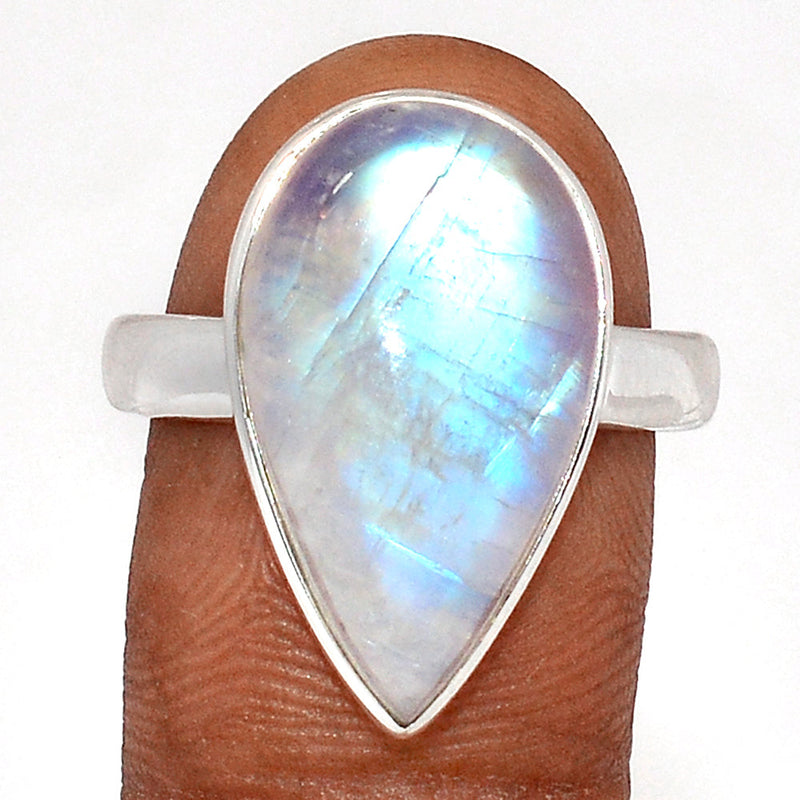 Blue Fire Moonstone Ring - BFMR4604