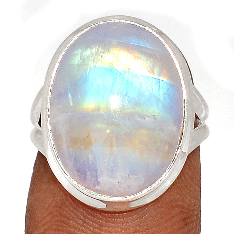 Blue Fire Moonstone Ring - BFMR4607