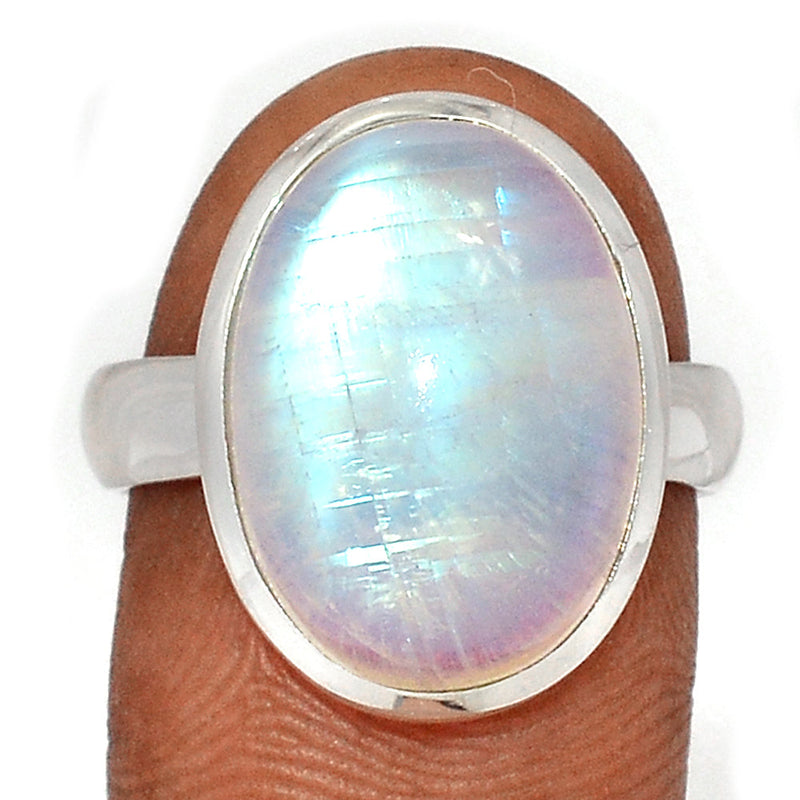 Blue Fire Moonstone Ring - BFMR4620