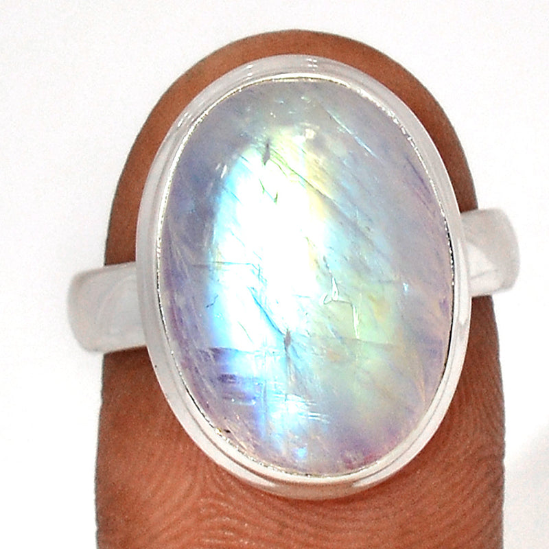 Blue Fire Moonstone Ring - BFMR4622