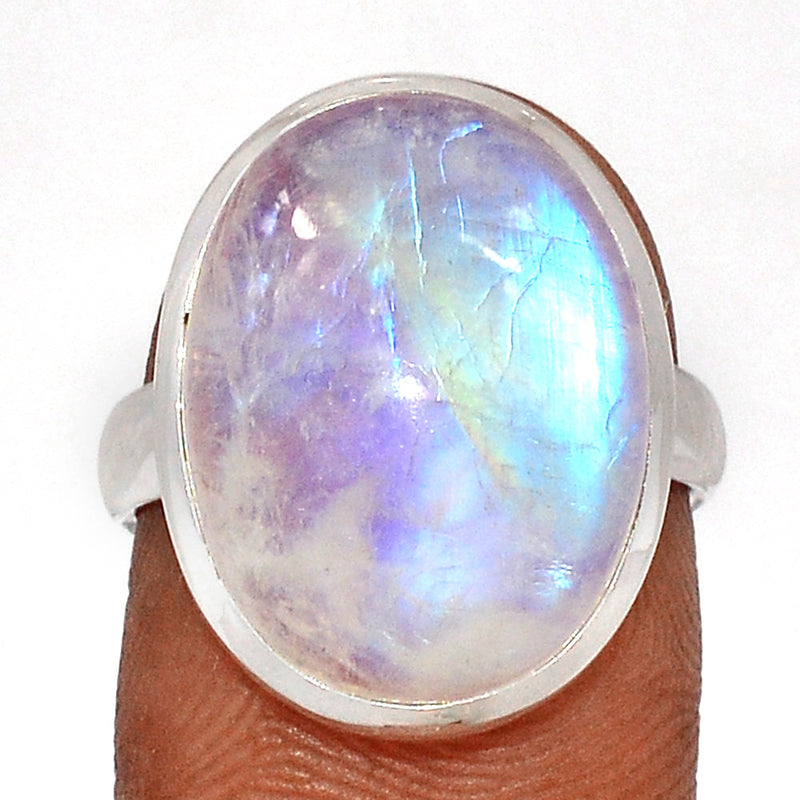 Blue Fire Moonstone Ring - BFMR4630