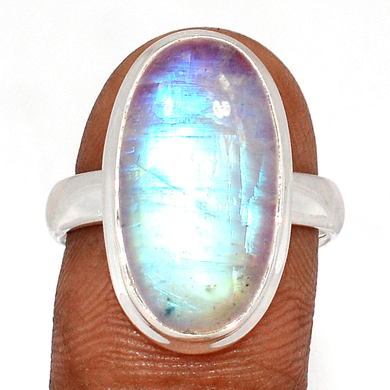 Blue Fire Moonstone Ring - BFMR4650