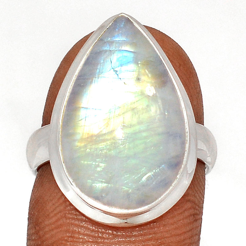 Blue Fire Moonstone Ring - BFMR4651