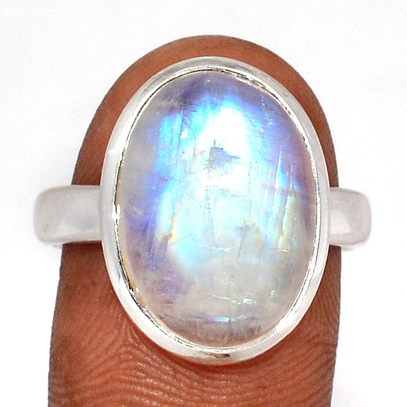 Blue Fire Moonstone Ring - BFMR4652