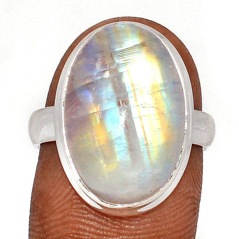 Blue Fire Moonstone Ring - BFMR4660