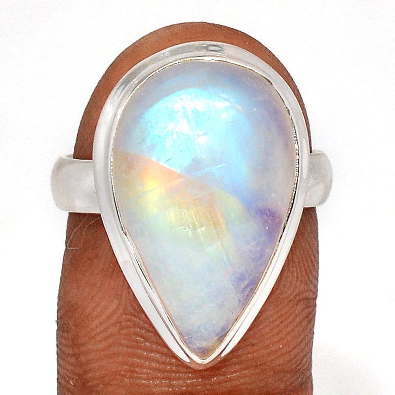 Blue Fire Moonstone Ring - BFMR4666