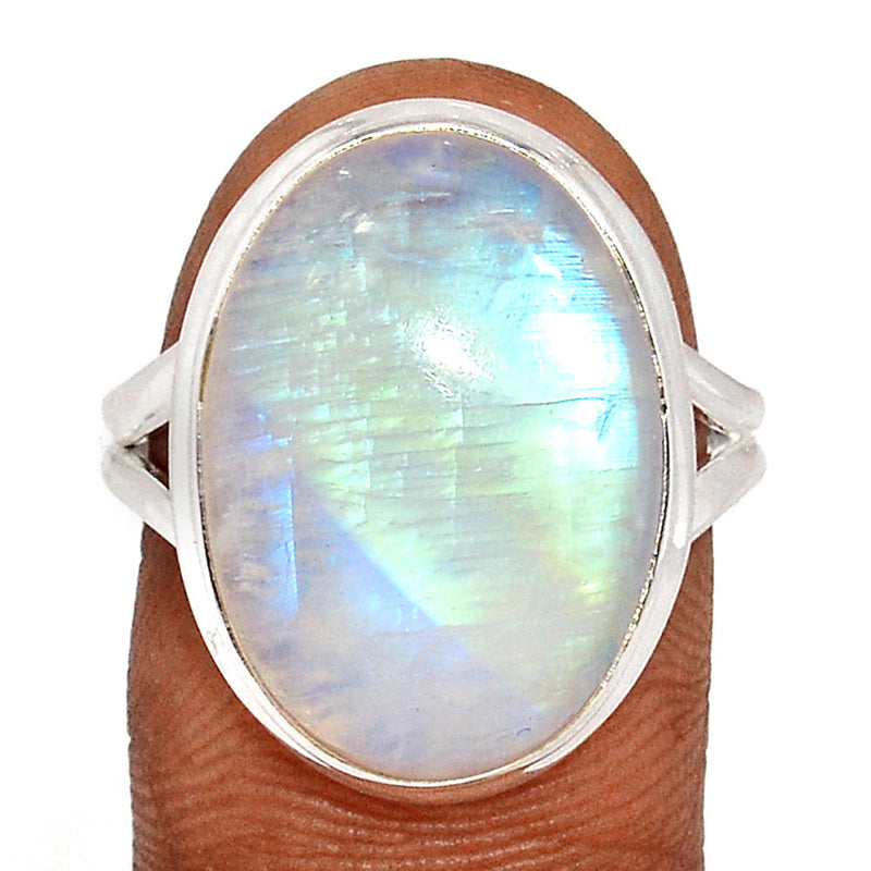 Blue Fire Moonstone Ring - BFMR4672