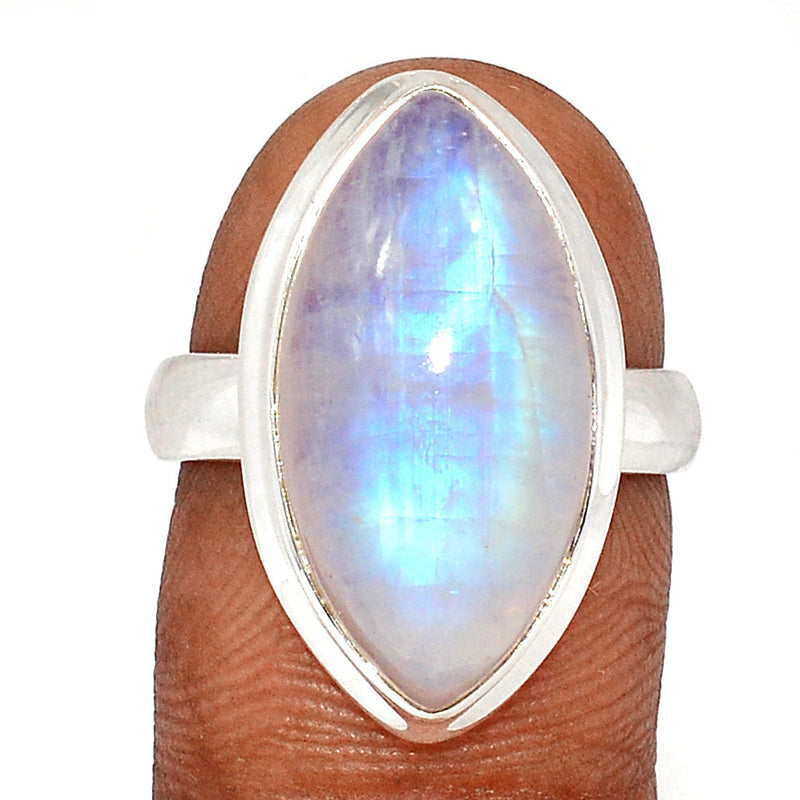 Blue Fire Moonstone Ring - BFMR4673