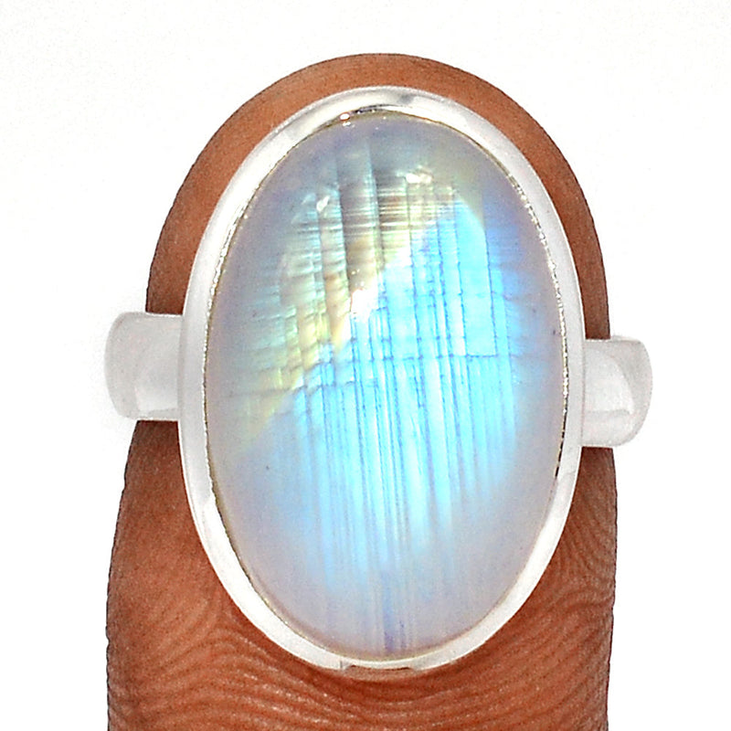 Blue Fire Moonstone Ring - BFMR4674