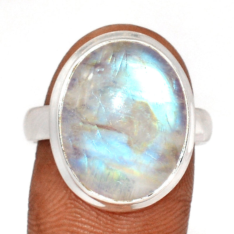 Blue Fire Moonstone Ring - BFMR4675