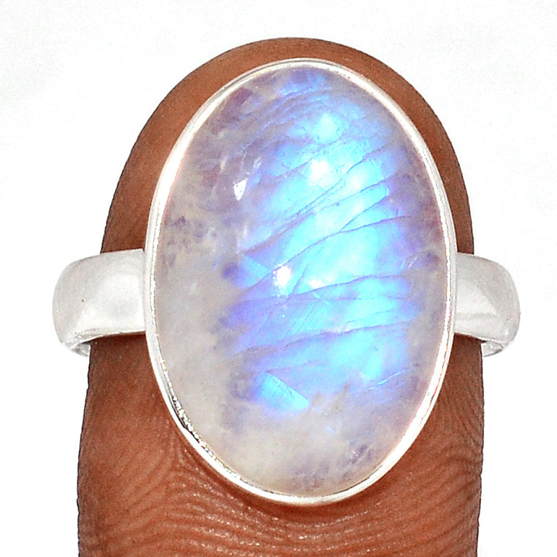 Blue Fire Moonstone Ring - BFMR4680