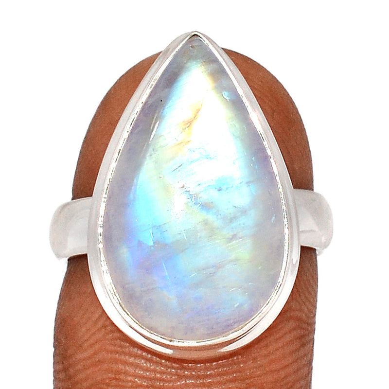 Blue Fire Moonstone Ring - BFMR4681