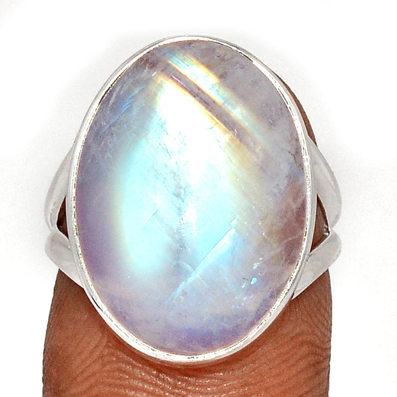 Blue Fire Moonstone Ring - BFMR4683