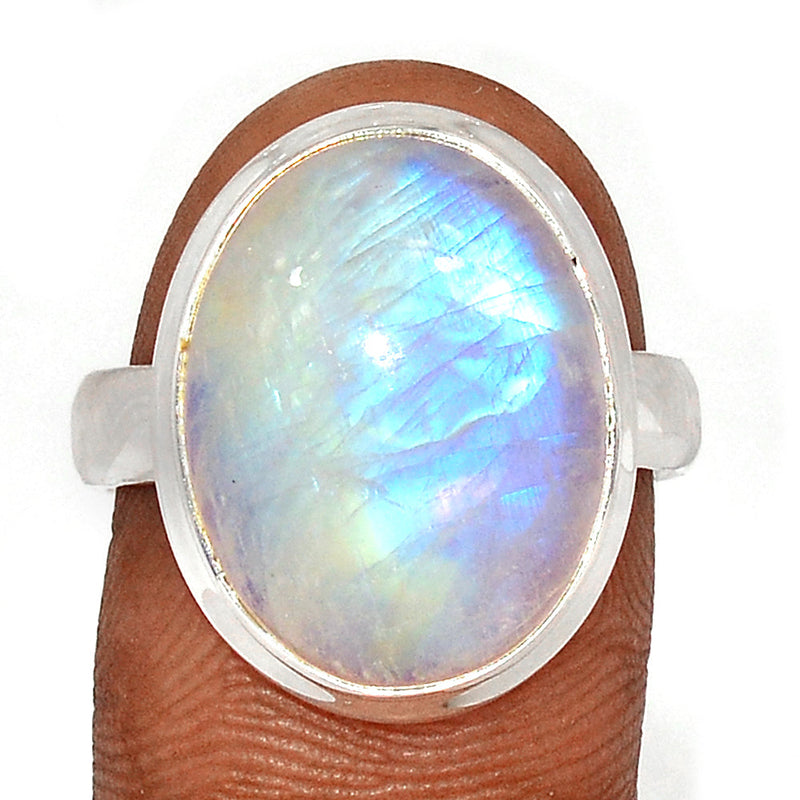 Blue Fire Moonstone Ring - BFMR4689