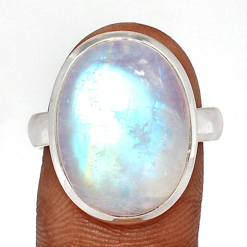 Blue Fire Moonstone Ring - BFMR4697