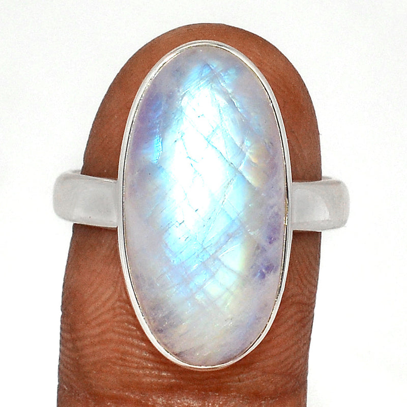 Blue Fire Moonstone Ring - BFMR4699