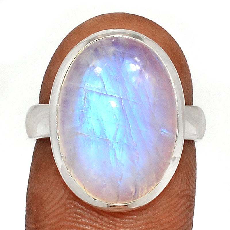 Blue Fire Moonstone Ring - BFMR4704