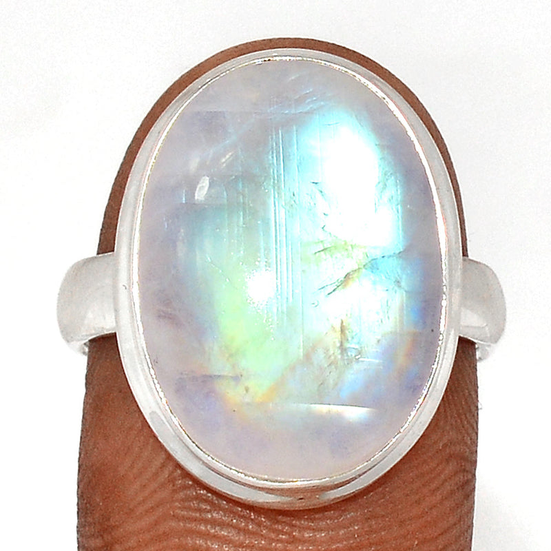 Blue Fire Moonstone Ring - BFMR4705