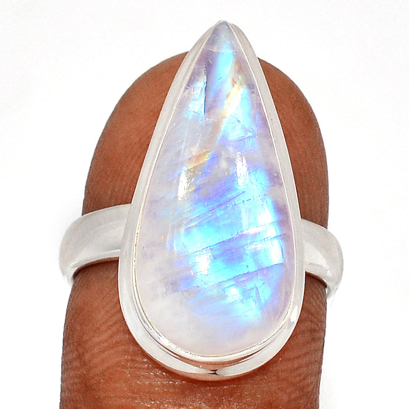 Blue Fire Moonstone Ring - BFMR4709