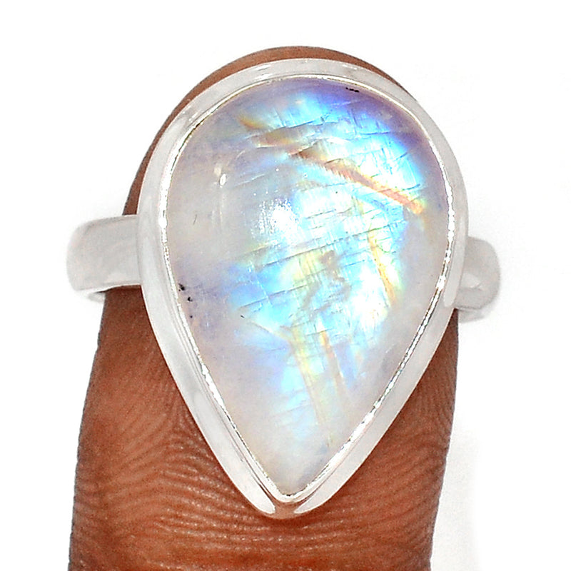 Blue Fire Moonstone Ring - BFMR4714