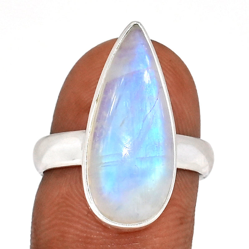 Blue Fire Moonstone Ring - BFMR4750