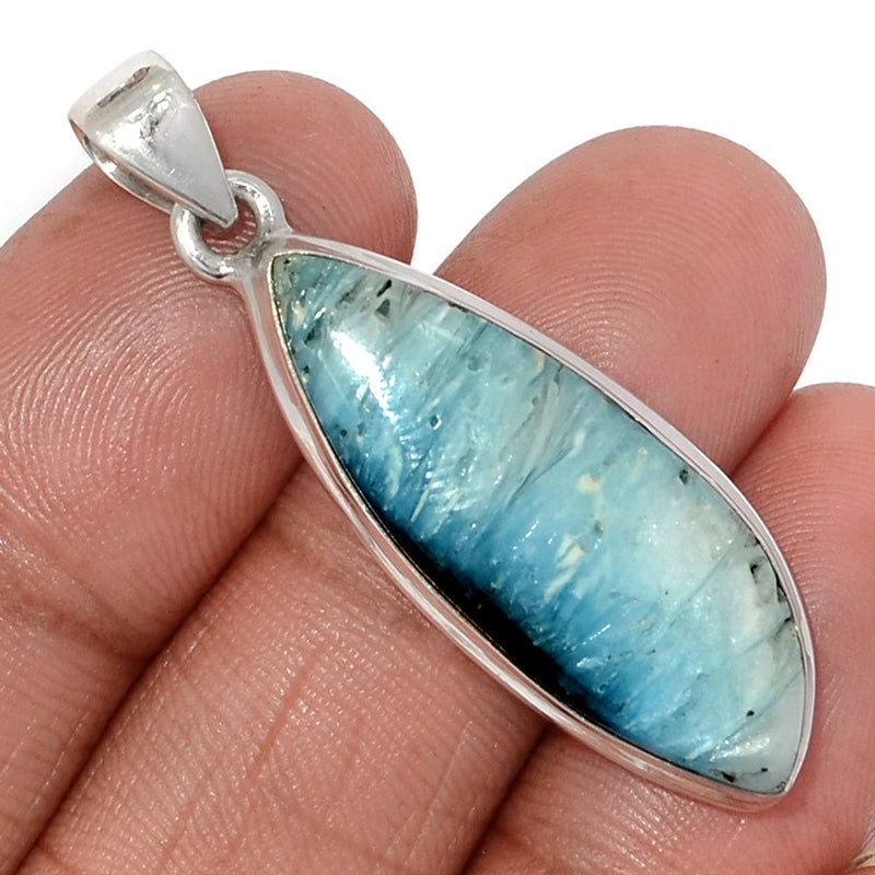 1.7" Blue Ice Glacierite Pendants - BIGP102