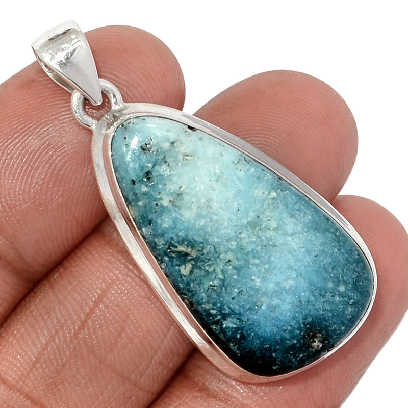 1.7" Blue Ice Glacierite Pendants - BIGP109