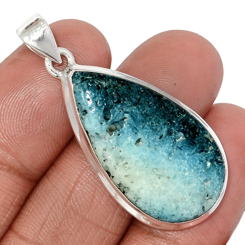 1.7" Blue Ice Glacierite Pendants - BIGP111