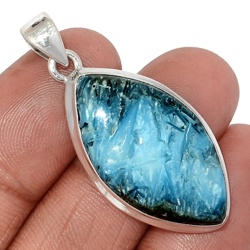 1.7" Blue Ice Glacierite Pendants - BIGP114