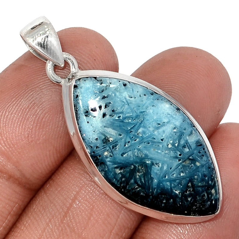 1.7" Blue Ice Glacierite Pendants - BIGP131