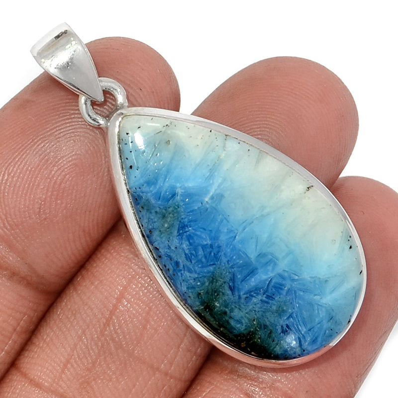 1.7" Blue Ice Glacierite Pendants - BIGP135