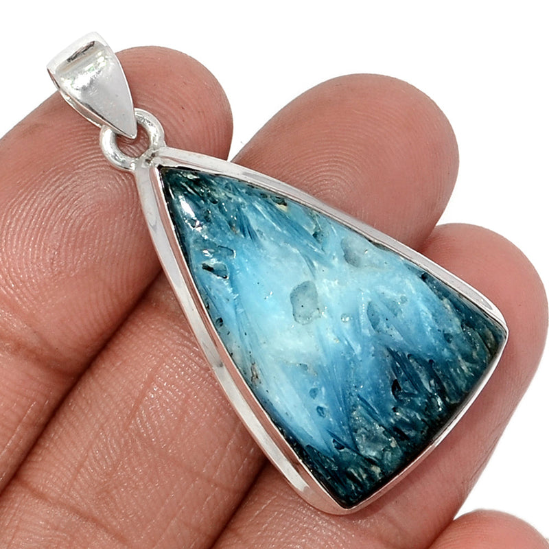 1.7" Blue Ice Glacierite Pendants - BIGP136