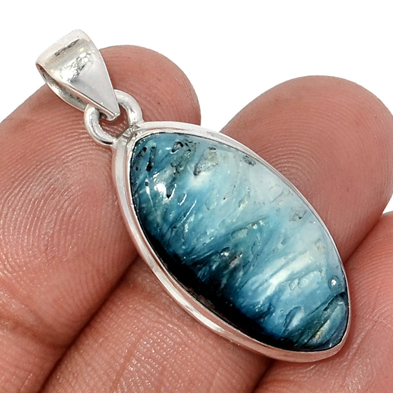 1.5" Blue Ice Glacierite Pendants - BIGP140