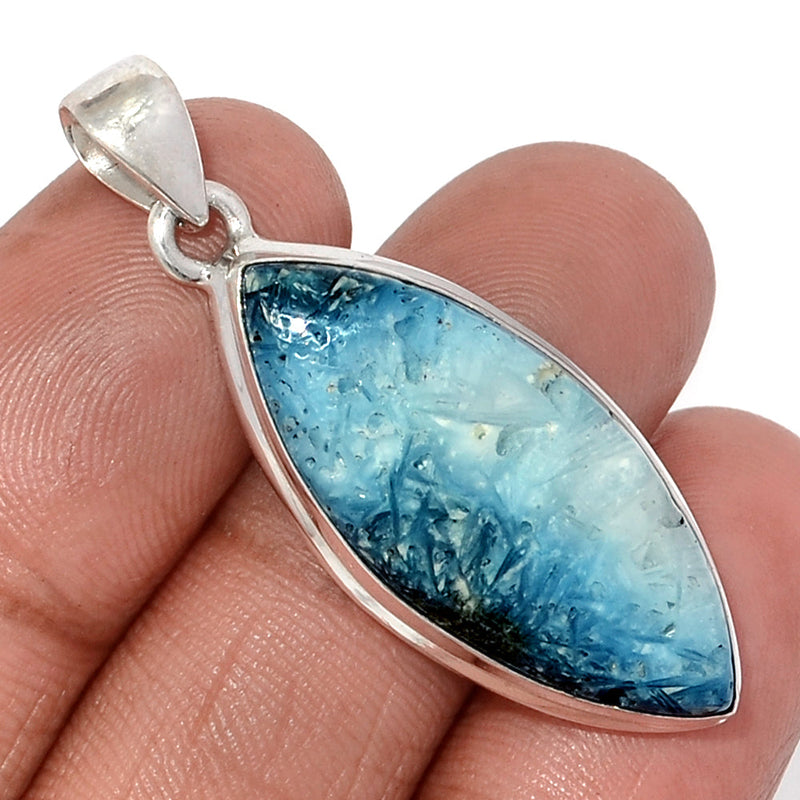 1.7" Blue Ice Glacierite Pendants - BIGP144