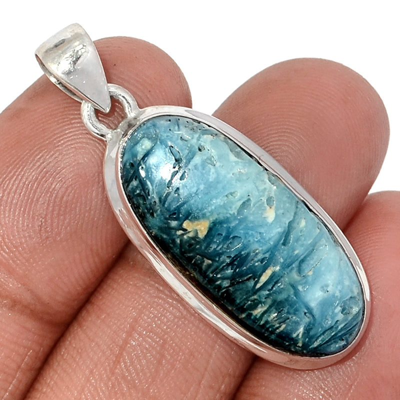 1.6" Blue Ice Glacierite Pendants - BIGP148