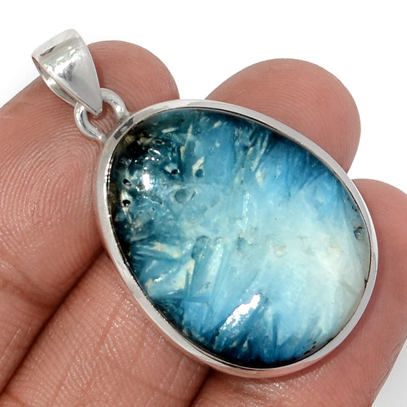 1.6" Blue Ice Glacierite Pendants - BIGP154