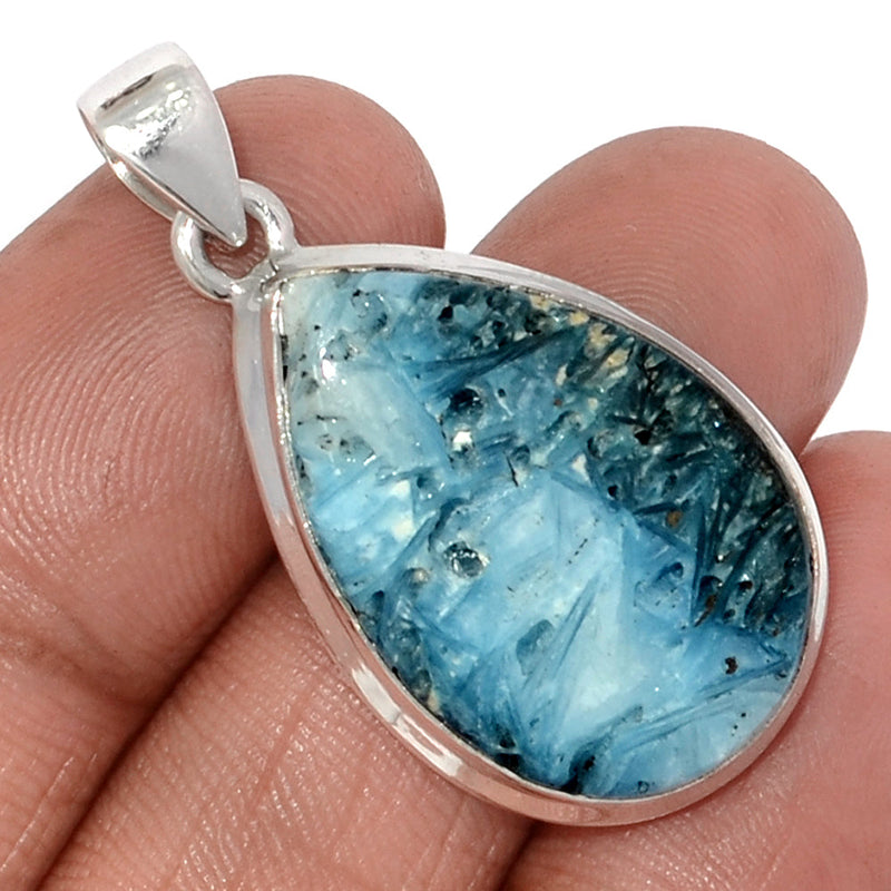 1.5" Blue Ice Glacierite Pendants - BIGP156