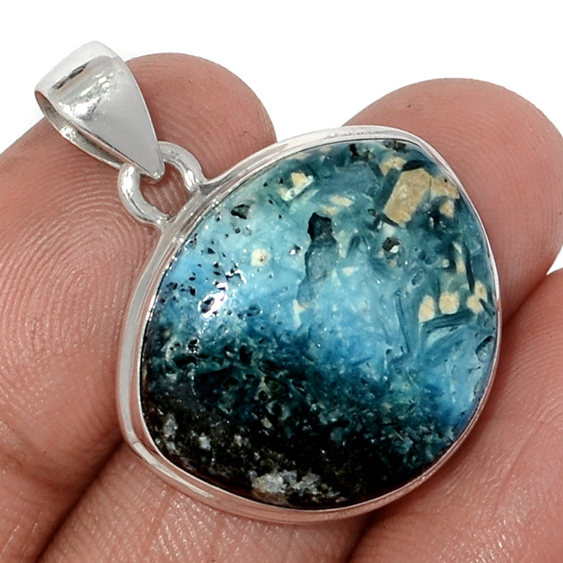 1.2" Blue Ice Glacierite Pendants - BIGP161