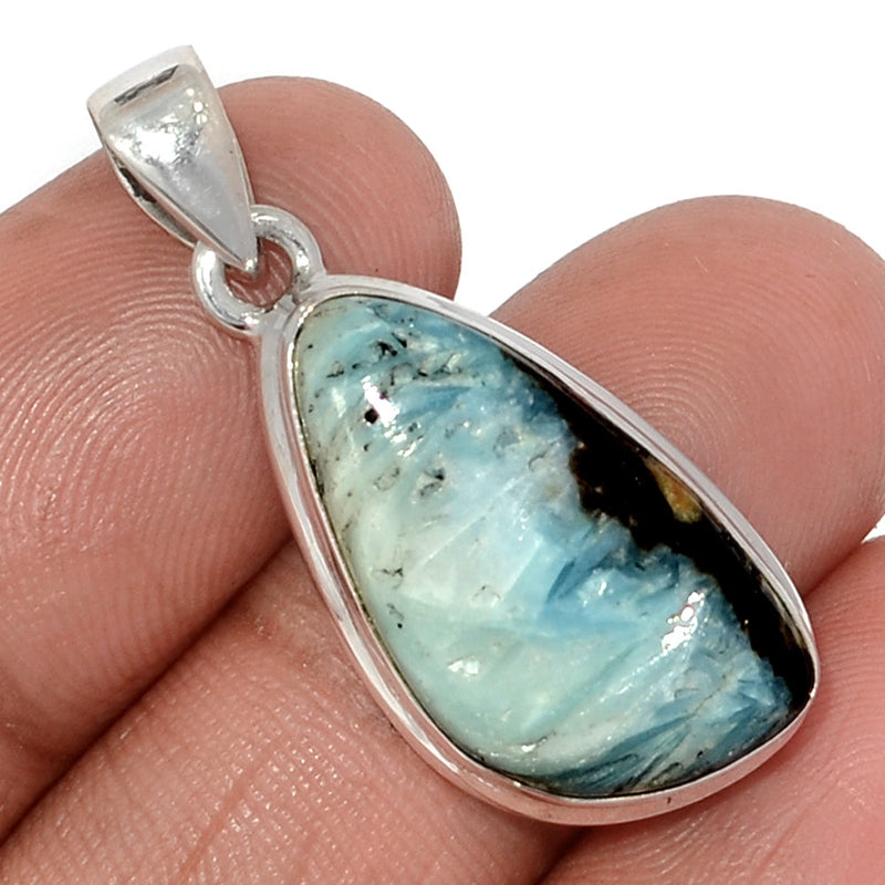 1.3" Blue Ice Glacierite Pendants - BIGP168