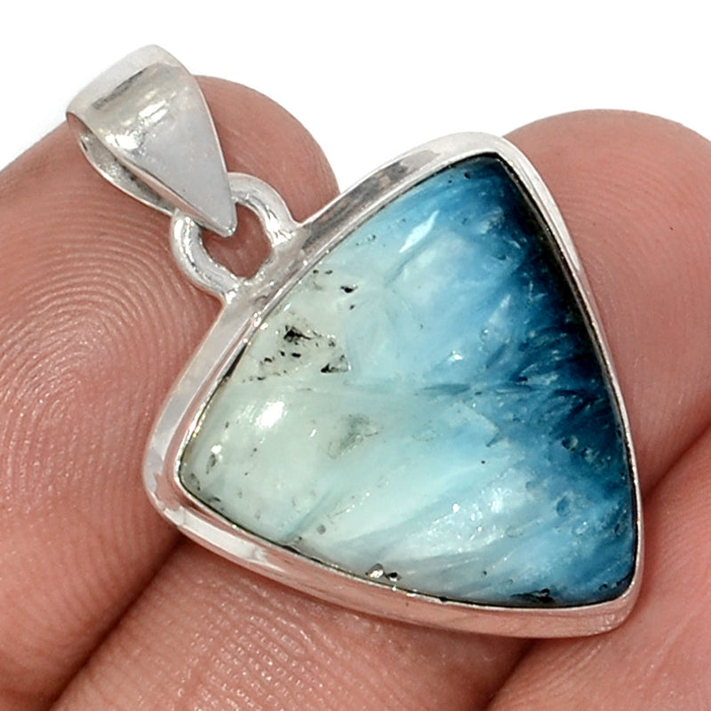 1.2" Blue Ice Glacierite Pendants - BIGP178