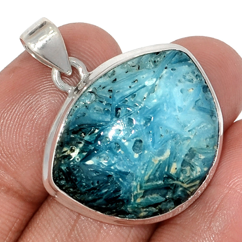 1.3" Blue Ice Glacierite Pendants - BIGP96