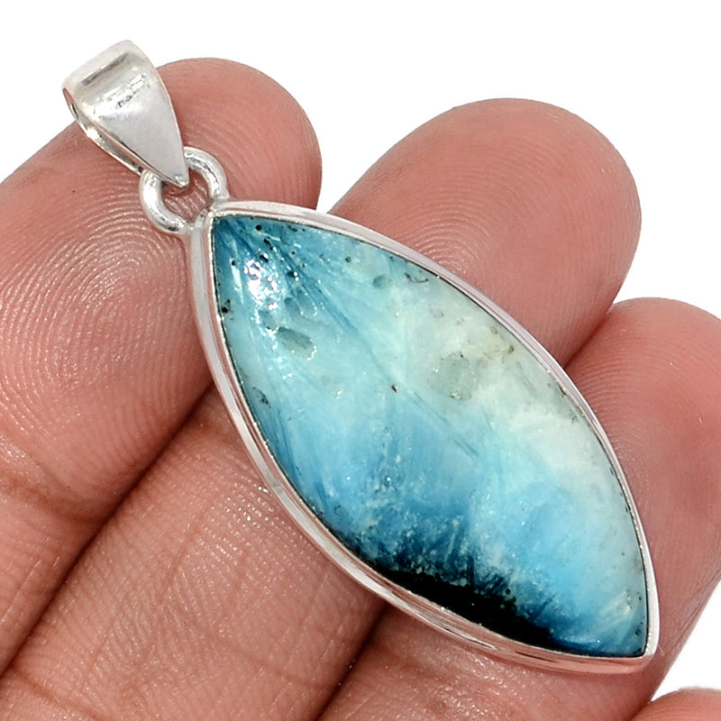 1.8" Blue Ice Glacierite Pendants - BIGP97