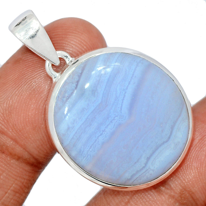 1.5" Blue Lace Agate Pendants - BLAP1938