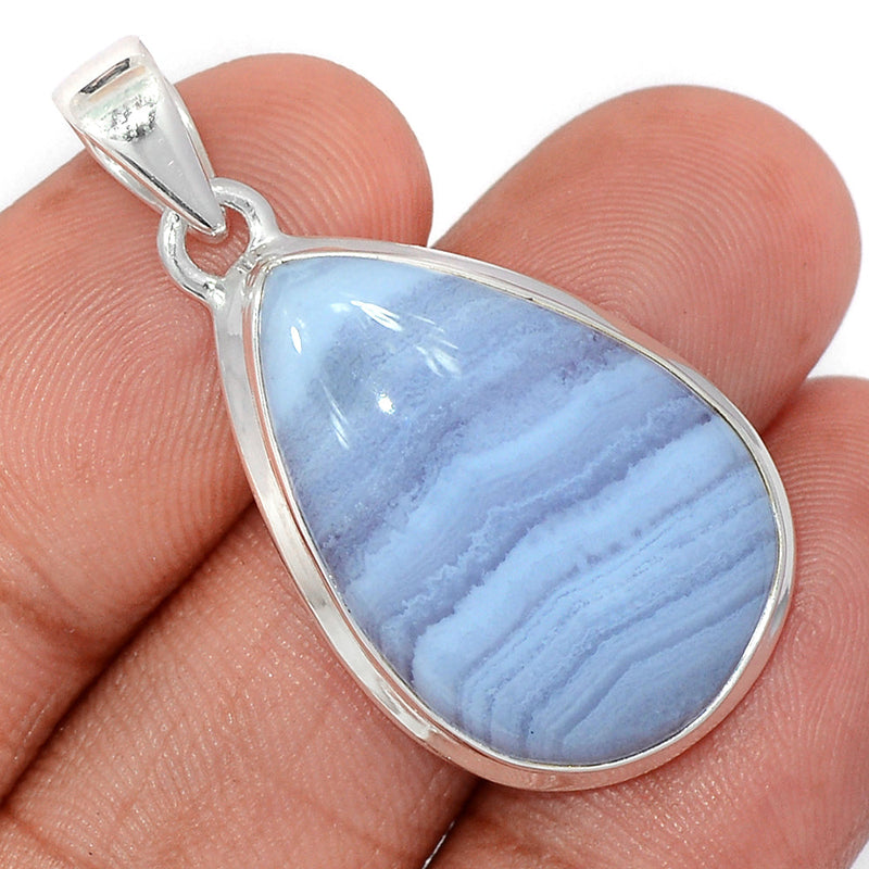 1.5" Blue Lace Agate Pendants - BLAP1999