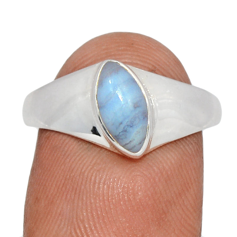 Solid - Blue Lace Agate Ring - BLAR1745