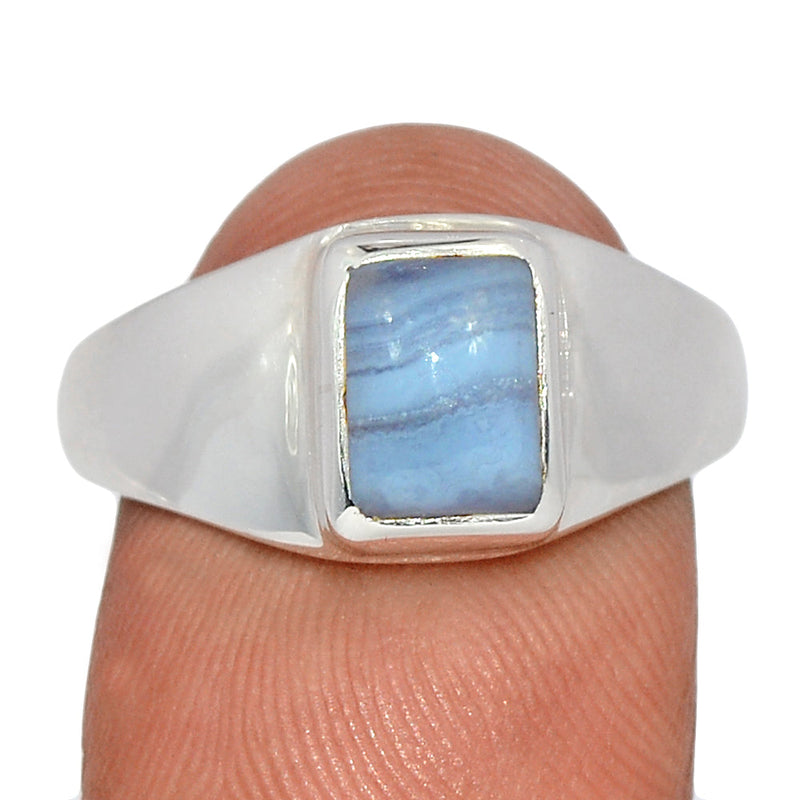 Solid - Blue Lace Agate Ring - BLAR1750