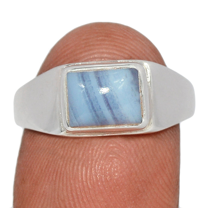 Solid - Blue Lace Agate Ring - BLAR1755