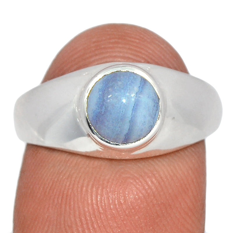 Solid - Blue Lace Agate Ring - BLAR1756