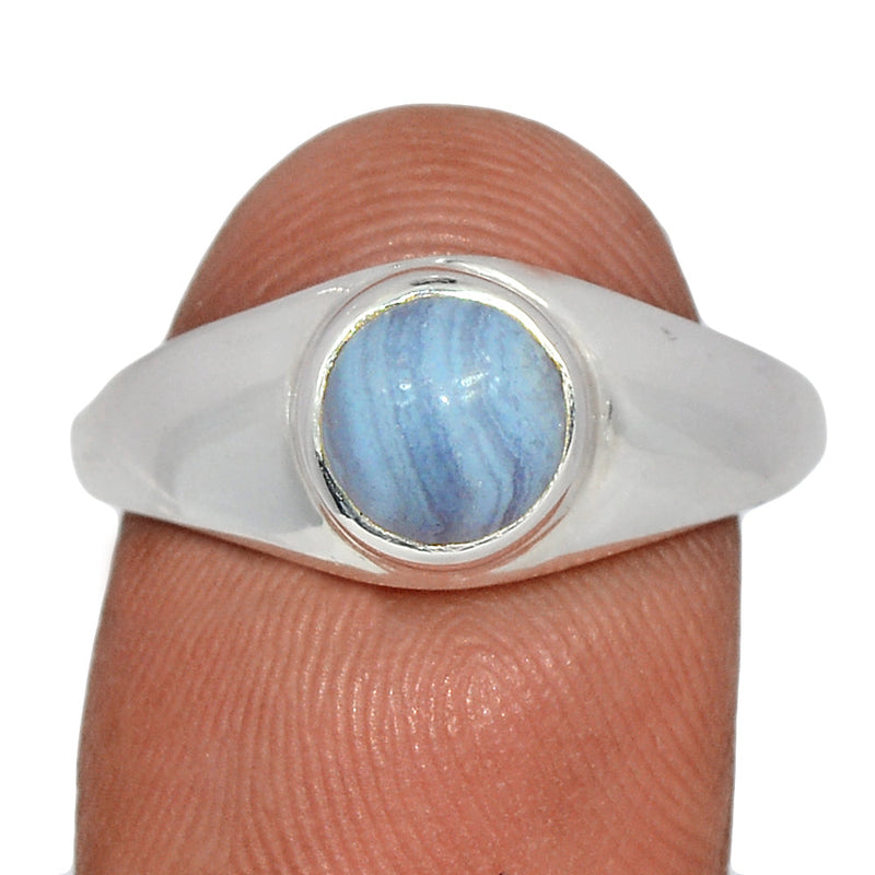 Solid - Blue Lace Agate Ring - BLAR1757