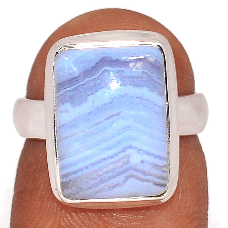 Blue Lace Agate Ring - BLAR1789